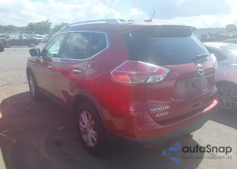 2016 Nissan Rogue Sv from USA, damaged, VIN KNMAT2MV4GP593196